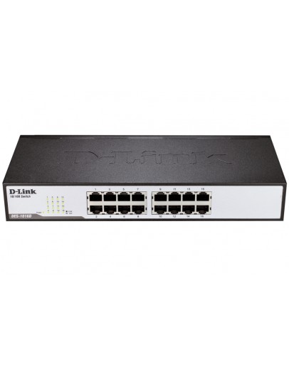 D-Link 16-Port 10/100Mbps Fast Ethernet Unmanaged Switch