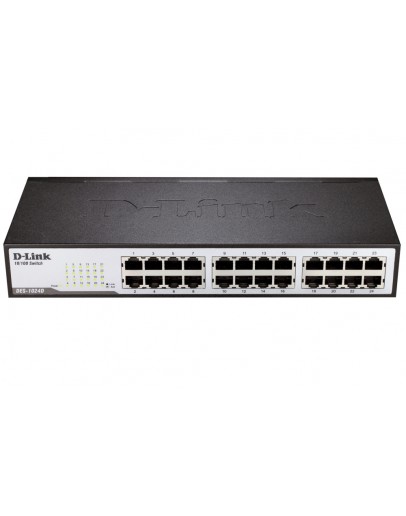 D-Link 24-Port 10/100Mbps Fast Ethernet Unmanaged Switch