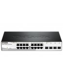 D-Link 16 10/100/1000 Base-T port with 4 x 1000Bas