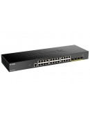 D-Link 24-port Gigabit Smart Managed Switch with 4