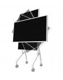 Neomounts Move Go Flip Rotational Mobile Floor Stand for Samsung Flip 55