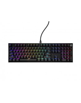 Genesis Mechanical Gaming Keyboard Thor 404 Black RGB Backlight Gateron Yellow Pro
