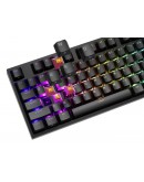 Genesis Mechanical Gaming Keyboard Thor 404 Black RGB Backlight Outemu Peach Silent