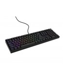 Genesis Mechanical Gaming Keyboard Thor 404 Black RGB Backlight Outemu Peach Silent