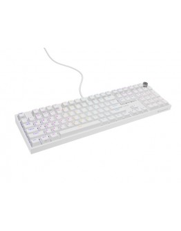 Genesis Mechanical Gaming Keyboard Thor 404 White RGB Backlight Gateron Yellow Pro