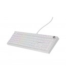 Genesis Mechanical Gaming Keyboard Thor 404 White RGB Backlight Gateron Yellow Pro