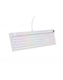 Genesis Mechanical Gaming Keyboard Thor 404 White RGB Backlight Gateron Peach Silent