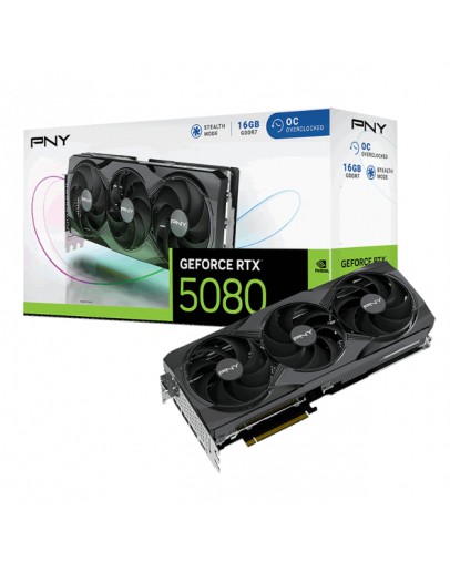 PNY GeForce RTX 5080 16GB Triple Fan OC