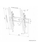 Neomounts Level-850 TV mount wall 40-75