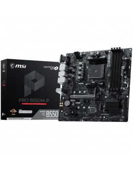 MSI PRO B550M-P, M-ATX, Socket AM4, 4 DIMM, Dual