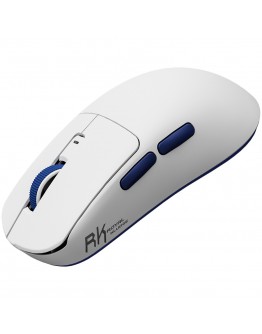 ROYAL KLUDGE M30 White Blue Gaming Mouse PAW