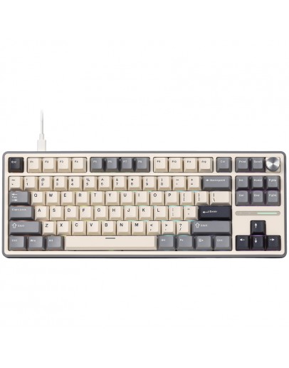 ROYAL KLUDGE R87Pro Half Grey Gaming Keyboard