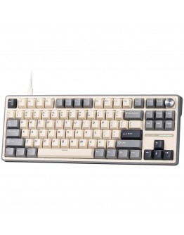 ROYAL KLUDGE R87Pro Half Grey Gaming Keyboard
