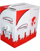 Кабел DeTech Network SFTP CAT5, Бял, С медно жило, 305m - 18406