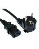 Захранващ кабел за компютър High Quality DeTech 1.2m - 18151