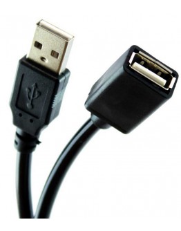Кабел DeTech USB F - USB M удължител, 5m HQ - 18031