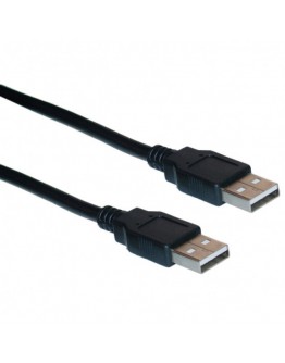 Кабел DeTech USB - USB M,  HQ 1.5m - 18034