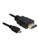 Кабел DeTech HDMI - HDMI Micro, 1,5m, HQ -18079