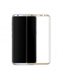 Стъклен протектор за целия екран, No brand, За Samsung Galaxy S8, 0.3mm, Златист - 52290