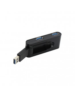 USB хъб No Brand, USB 3.0, 4 Порта, Бял - 12060