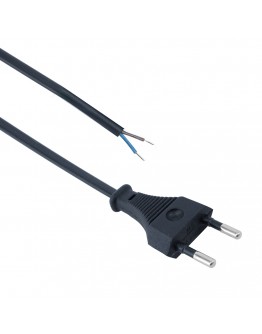 Захранващ кабел DeTech, 2x0.75mm, 1.5м - 18315