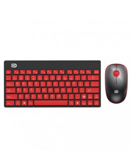 Комплект мишка и клавиатура No brand 1500, Безжични, Черен - 6115