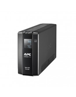 APC Back UPS Pro BR 650VA, 6 Outlets, AVR, LCD Int