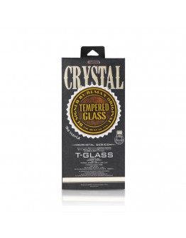 Комплект стъклен протектор + Калъф Remax Crystal, за iPhone 7/8 Plus, Бял - 52334