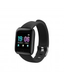 Смарт часовник No brand D13, 36mm, Bluetooth, IP67, Черен - 73052
