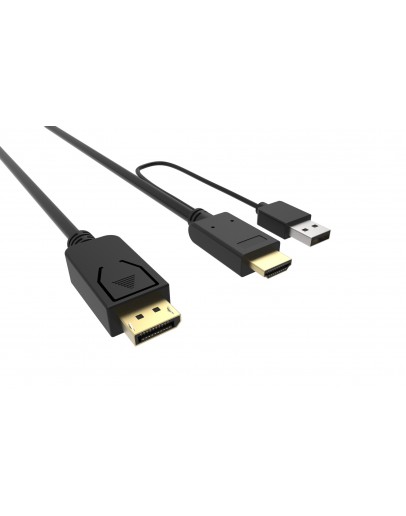 VCom Кабел HDMI M / Display Port M - 4K 2160p - CG599C-1.8m