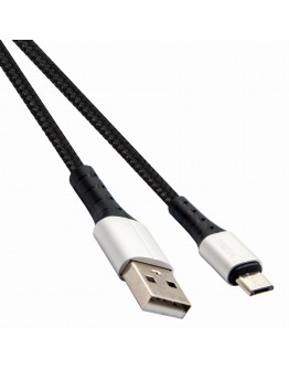 VCom Кабел USB 2.0 AM / Micro USB M 2A Charging, 1m - CU278M