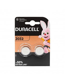 Батерии Duracell CR2032, 3V, 2бр. - 87054