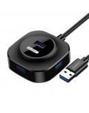 USB хъб Earldom ET-HUB06, USB 2.0, 4 Порта, Черен - 40173