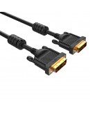 VCom кабел DVI 24+1 Dual Link M / M +2 Ferrites - CG442GD-5m