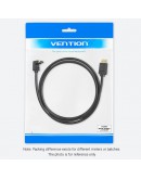 Vention Кабел HDMI Right Angle 270 Degree v2.0 M / M 4K/60Hz Gold - 1.5M Black - AAQBG