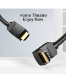 Vention Кабел HDMI Right Angle 90 Degree v2.0 M / M 4K/60Hz Gold - 2M Black - AARBH