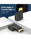 Vention Адаптер Adapter HDMI Vertical Flat 90 Degree M/F - AIPB0