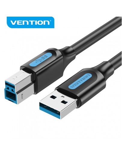 Vention Кабел USB 3.0 AM / BM - 1.5M Black - COOBG