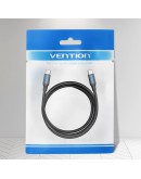 Vention Кабел USB 2.0 Type-C to Type-C - 0.5M Black 5A Fast Charge - COTBD