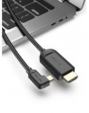 Vention Кабел Type-C to HDMI Cable Right Angle 1.5M Black - CGVBG