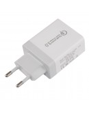 Makki бързо зарядно Fast Charger - QC3.0+2xUSB 30W White - MAKKI-QC30W3