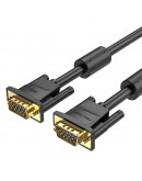 Vention Кабел за монитор Cable VGA HD15 M / M 1.0m Gold Plated, 2 Ferrites - DAEBF