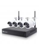 Система за видеонаблюдение No brand PST-TWK04BM, 4 камери, IP, 2.0Mp, Full HD, NVR - 91035