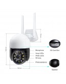 Смарт охранителна камера No brand PST-C18B-5MP, 5.0Mp, PTZ, Външен монтаж, Wi-Fi, Tuya Smart, Бял - 91028