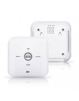 Смарт алармена система No brand PST-10GDT, 5в1, GSM, Wi-Fi, Tuya Smart, Бял - 91013