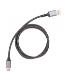 VCom Кабел USB 3.2 Gen2 Тype-C / USB AM, 10Gbps, Black - CU401M-1m