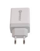 Makki бързо зарядно Fast Charger - QC3.0+3xUSB 30W White - MAKKI-QC48W4