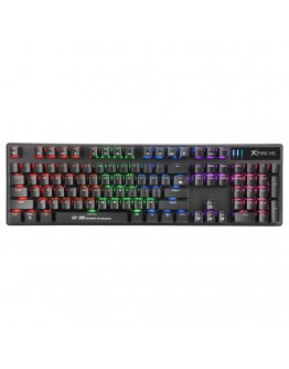 Xtrike ME механична клавиатура Gaming Keyboard Mechanical 104 keys GK-980 - Blue switches, Rainbow backlight