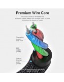 Vention Аудио Кабел 3.5mm Audio Cable  M/M Cotton Braided 0.5m - BAWBD