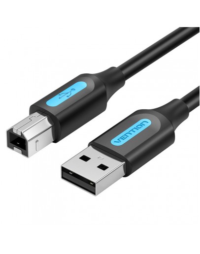 Vention Кабел USB 2.0 A Male to B Male, Black 0.5m - COQBD